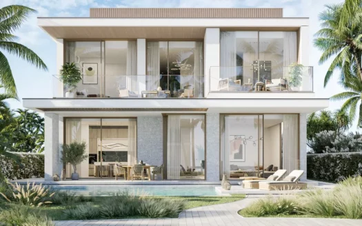 Луксозни вили на брега на морето в Дубай