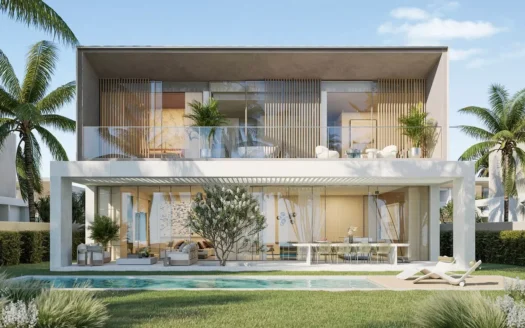 Луксозни вили на брега на морето в Дубай