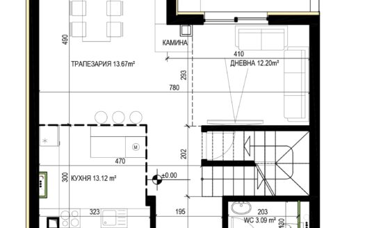 Луксозна къща в затворен комплекс в с. Бистрица с акт 14