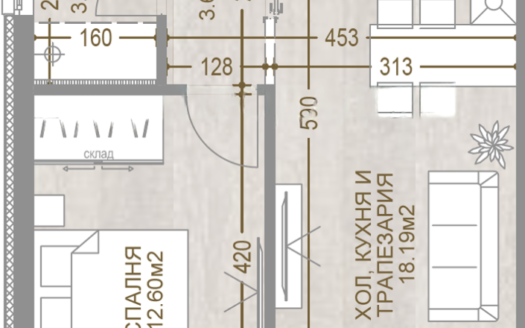 2-стаен апартамент за продажба в модерен затворен комплекс в Манастирски ливади – Изток